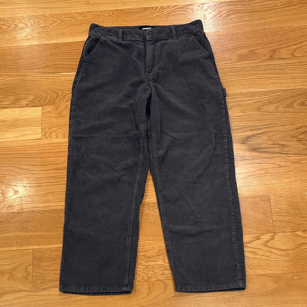 RSQ Men's Dark Gray Corduroy Pants